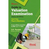 Bharat's Guide to Valuation Examinations [Theory with MCQs - IBBI] Asset Class Plant & Machinery by S. K. Pandab
